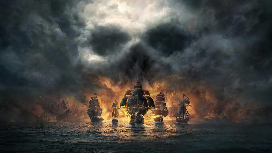 کشتی ها در اقیانوس بازی Skull & Bones شرکت یوبیسافت