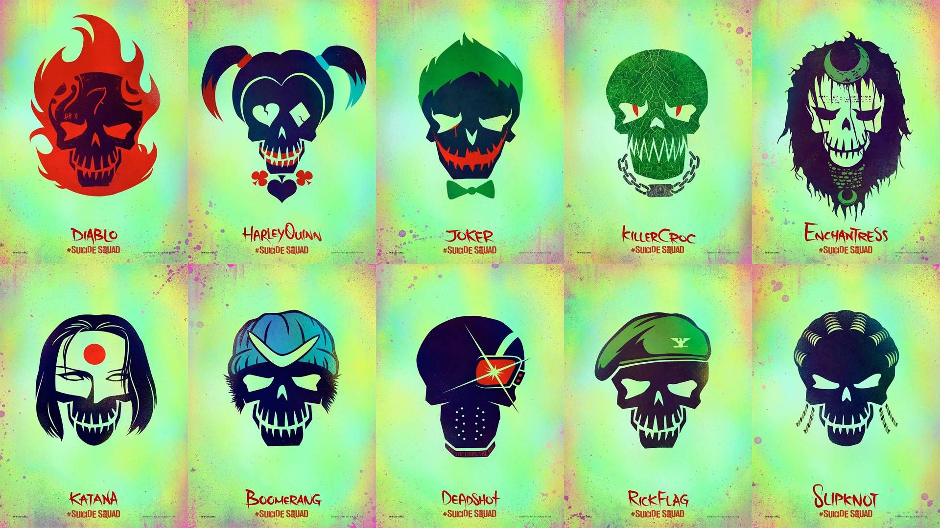 تصویری از اعضای Suicide Squad