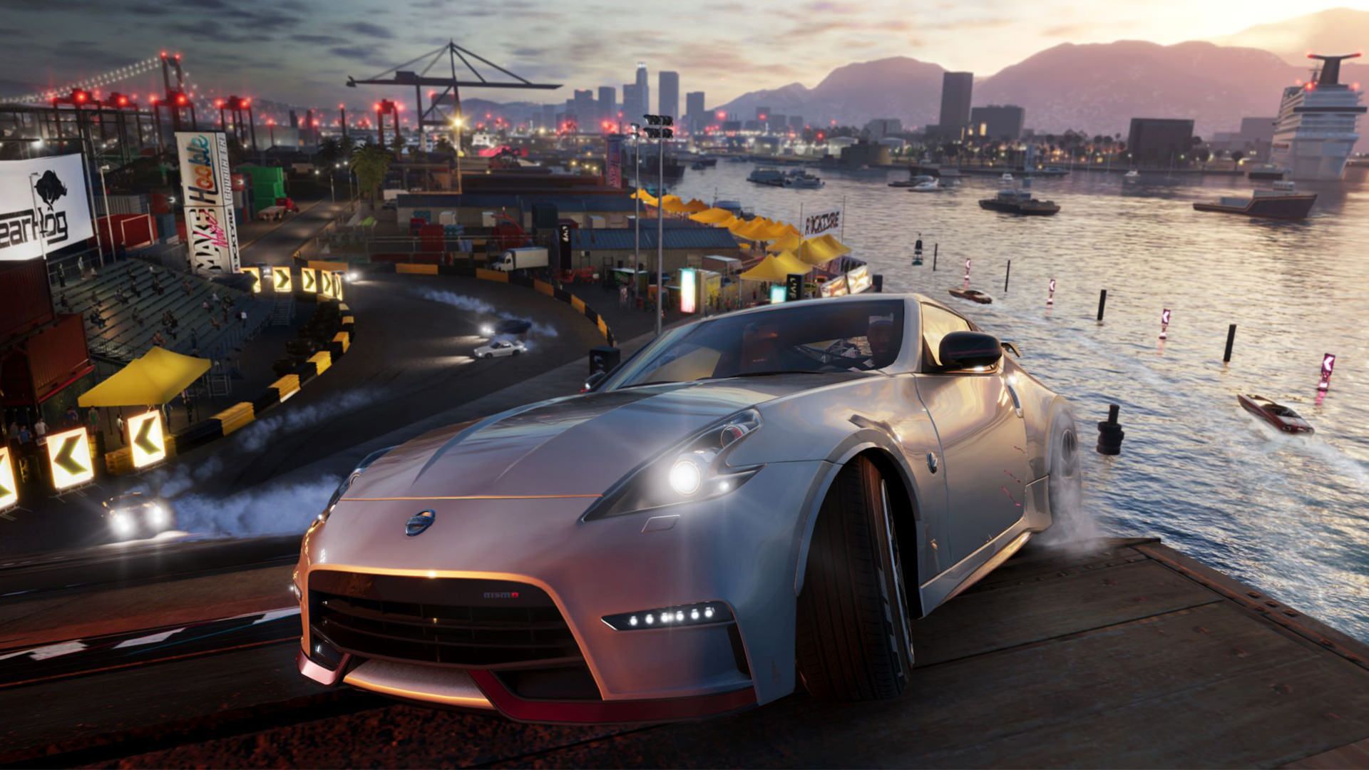 خودروی بازی The Crew 2 در یکی از مناظر زیبا