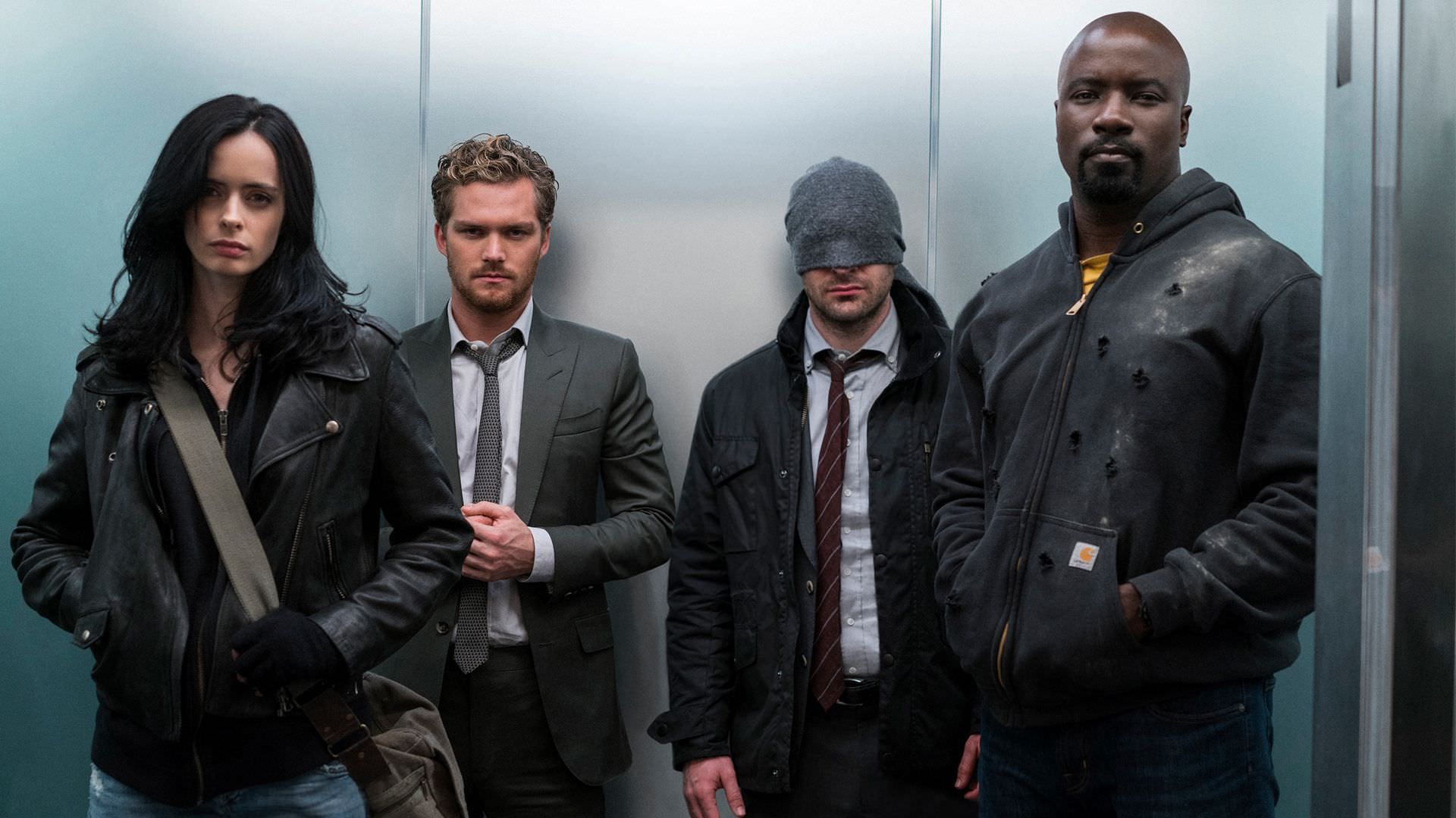 صحنه آسانسور سریال The Defenders