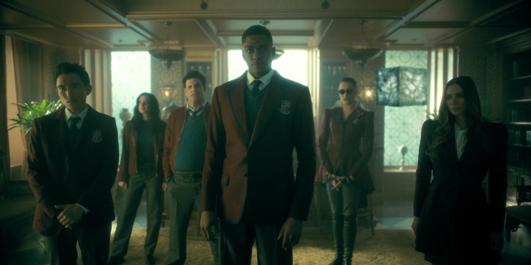 اعضای آکادمی اسپارو در فصل سوم سریال The Umbrella Academy
