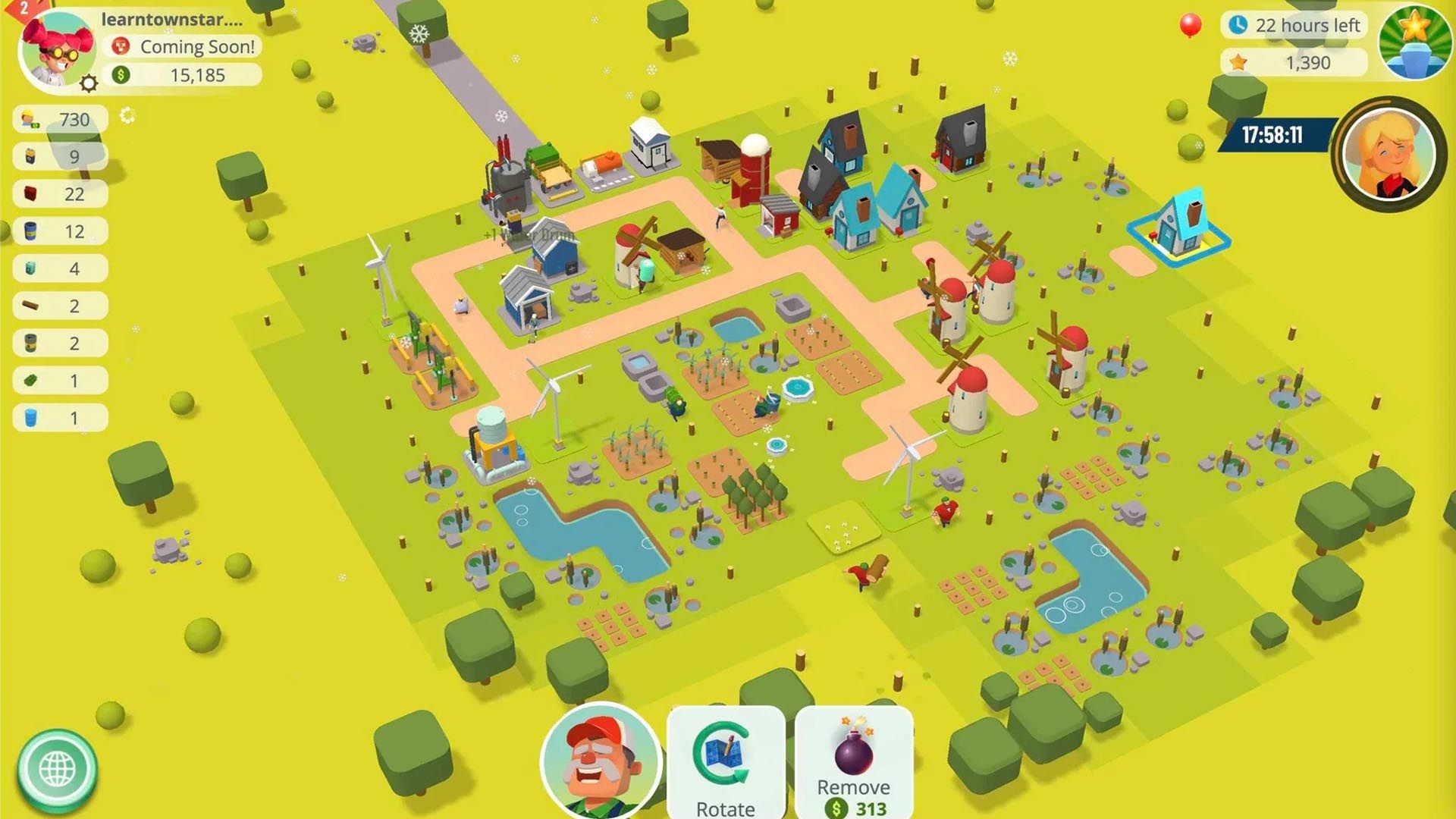 محیط زمین بازی Townstar