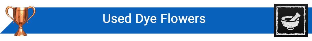 تروفی Used Dye Flowers