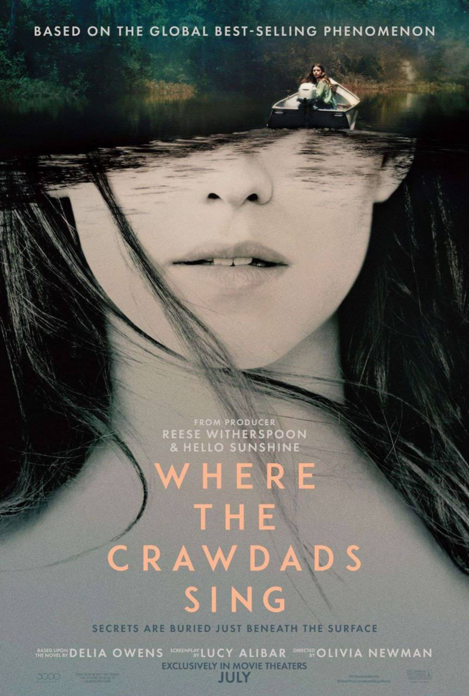 دیزی ادگار جونز در اولین پوستر فیلم Where the Crawdads Sing
