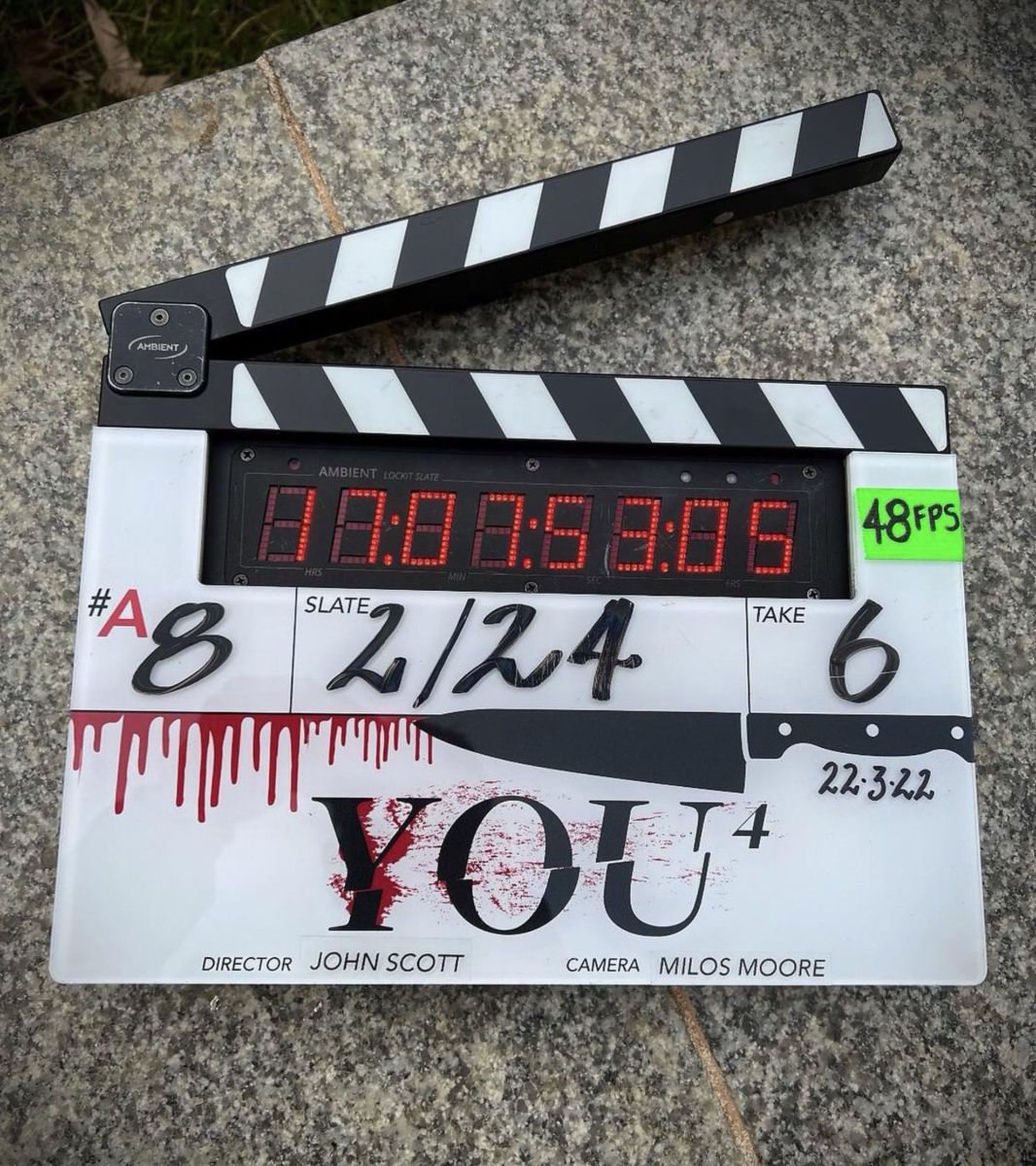 کلاکت اولین روز فیلمبرداری فصل چهارم سریال You