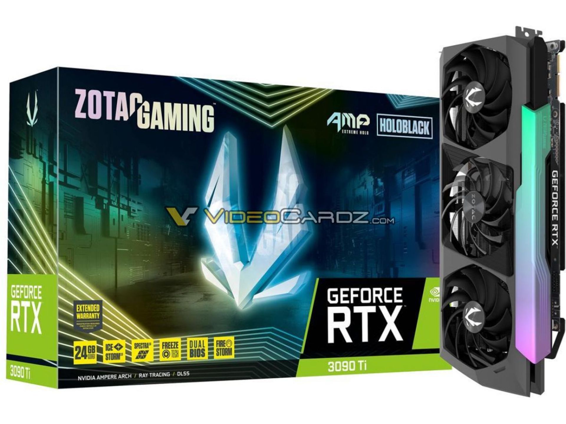 کارت گرافیک ZOTAC GeForce RTX 3090 Ti AMP Extreme Holo