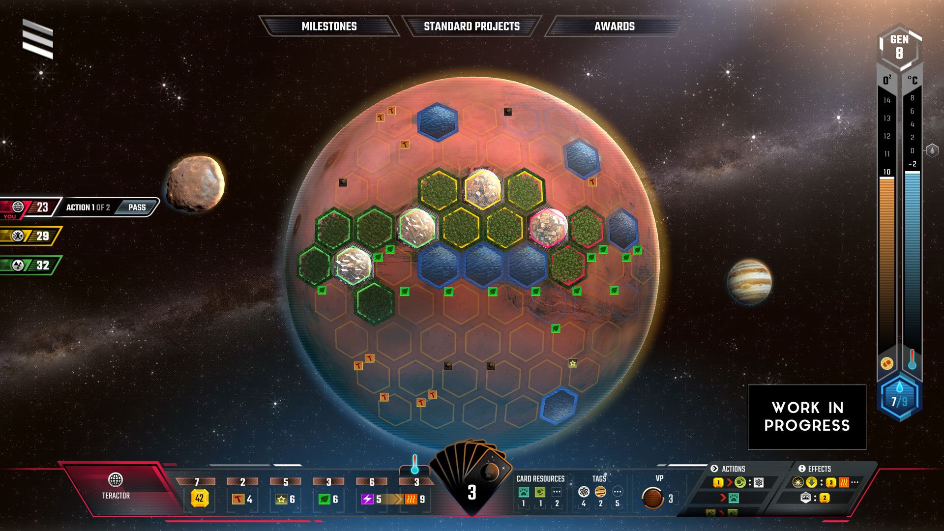 گیم پلی بازی Terraforming Mars