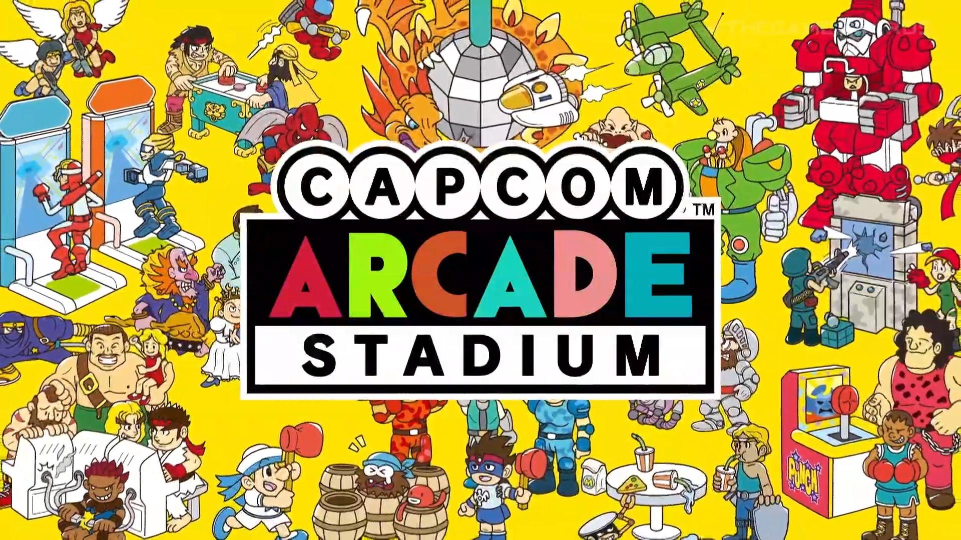 لوگوی رنگارنگ بازی Capcom Arcade Stadium