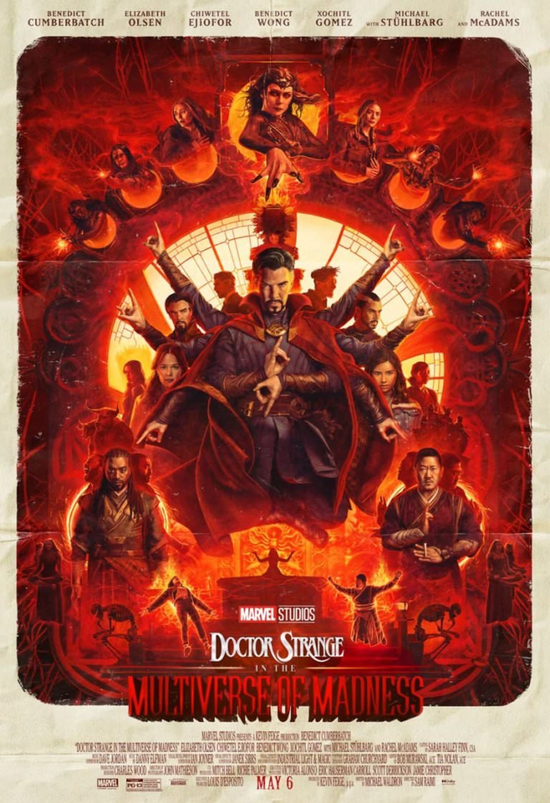 پوستر نهایی فیلم Doctor Strange in the Multiverse of Madness 