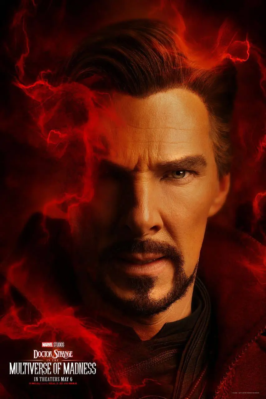 پوستر دکتر استرنج در فیلم Doctor Strange in the Multiverse of Madness