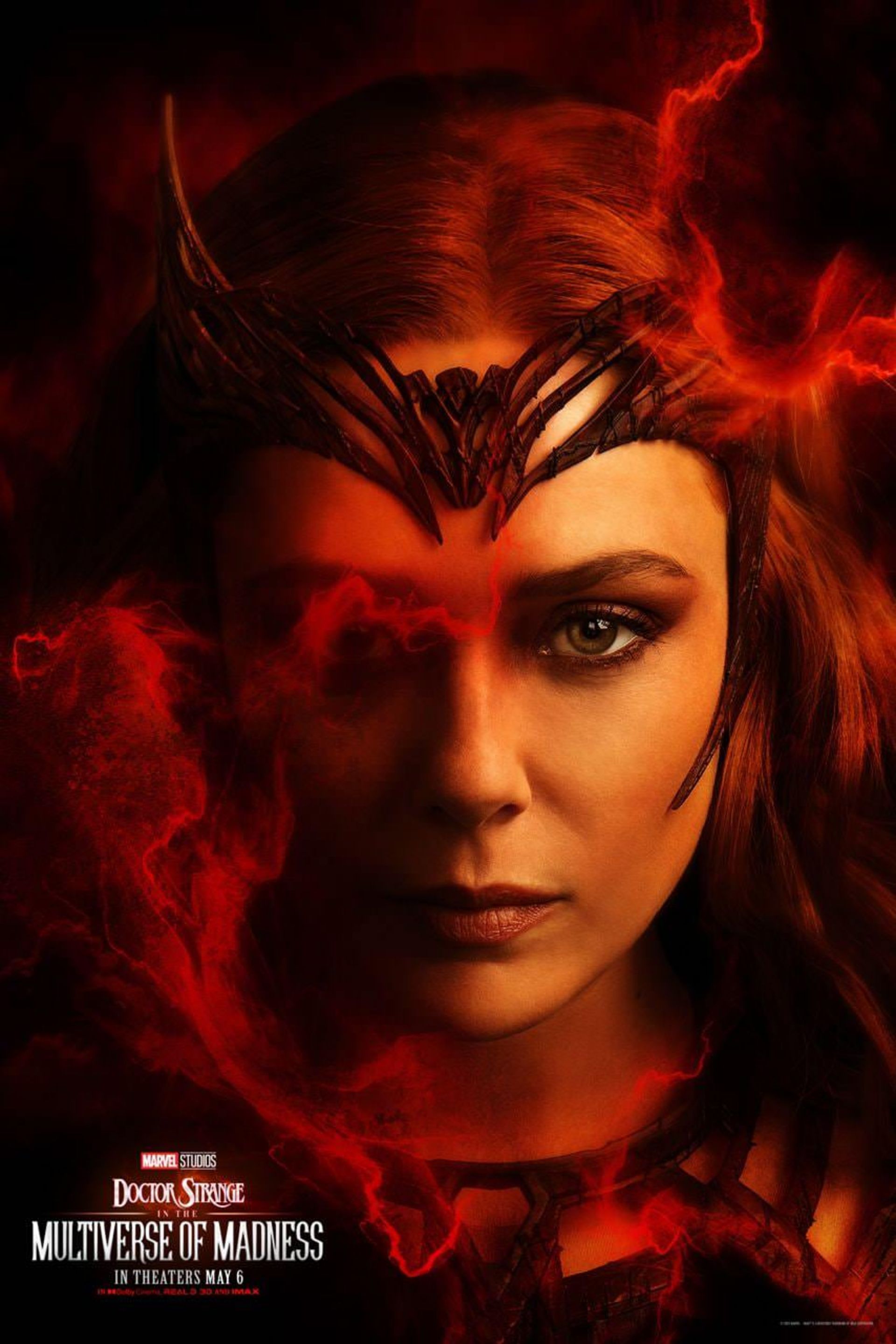 پوستر اسکارلت ویچ در فیلم Doctor Strange in the Multiverse of Madness