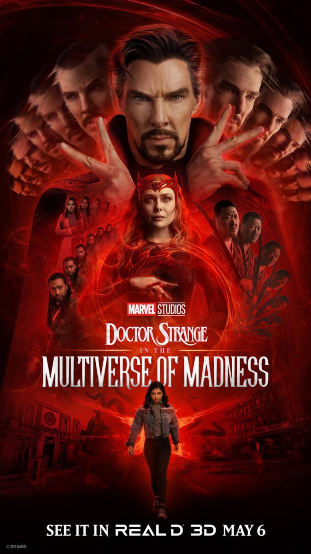 پوستر اختصاصی RealD 3D فیلم Doctor Strange in the Multiverse of Madness