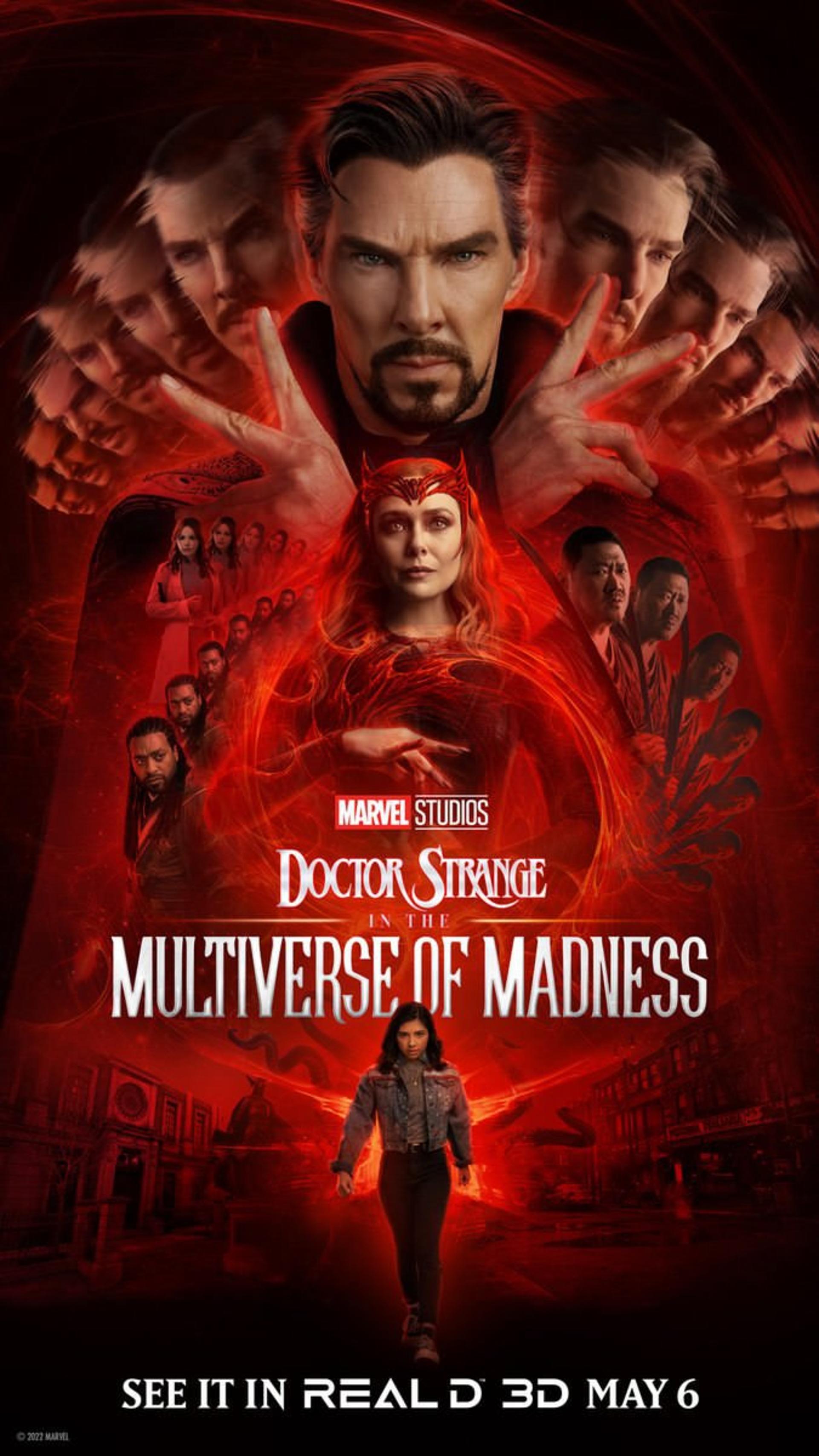 پوستر اختصاصی RealD 3D فیلم Doctor Strange in the Multiverse of Madness
