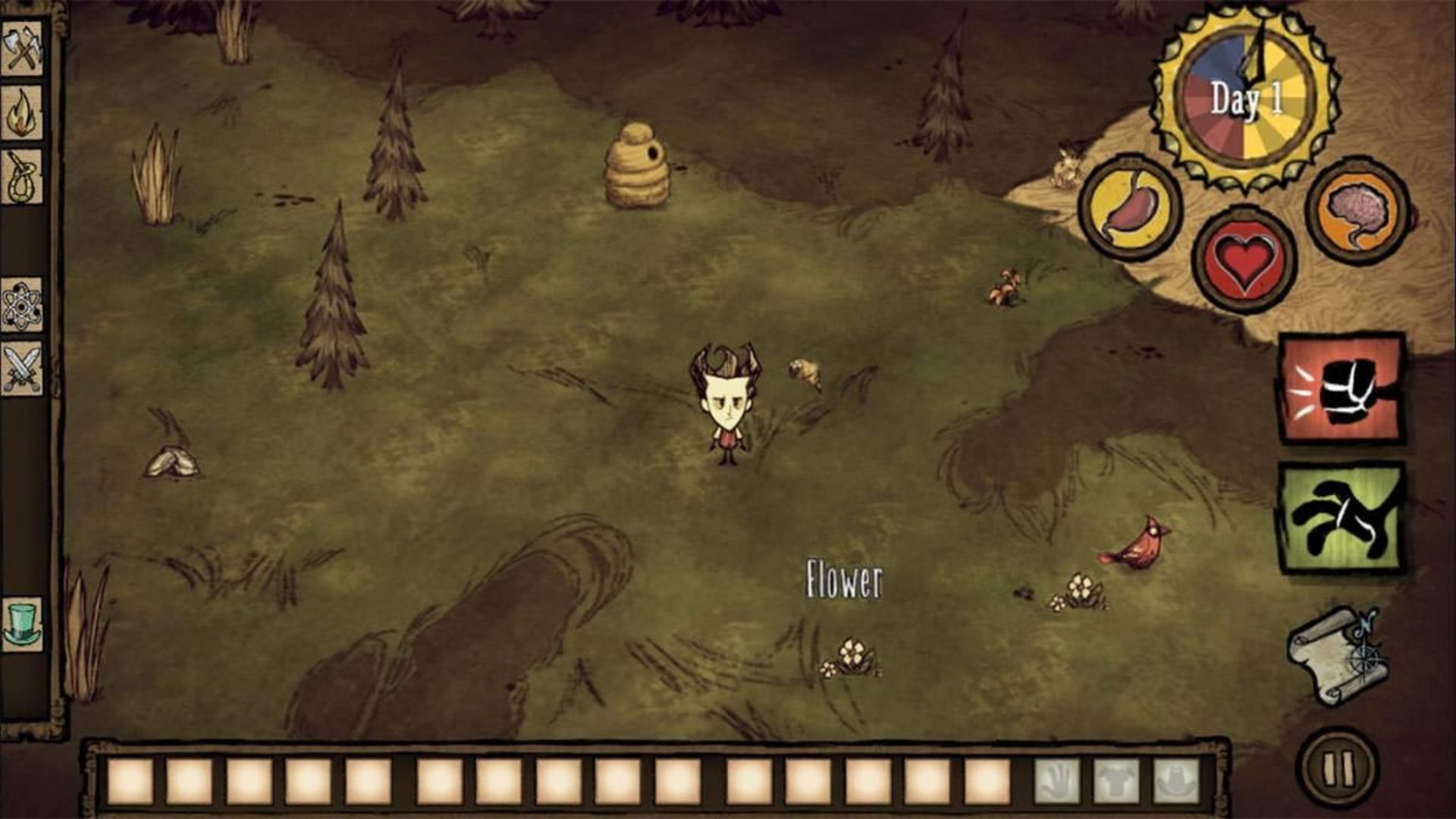 بازی اندروید Don't Starve: Pocket Edition