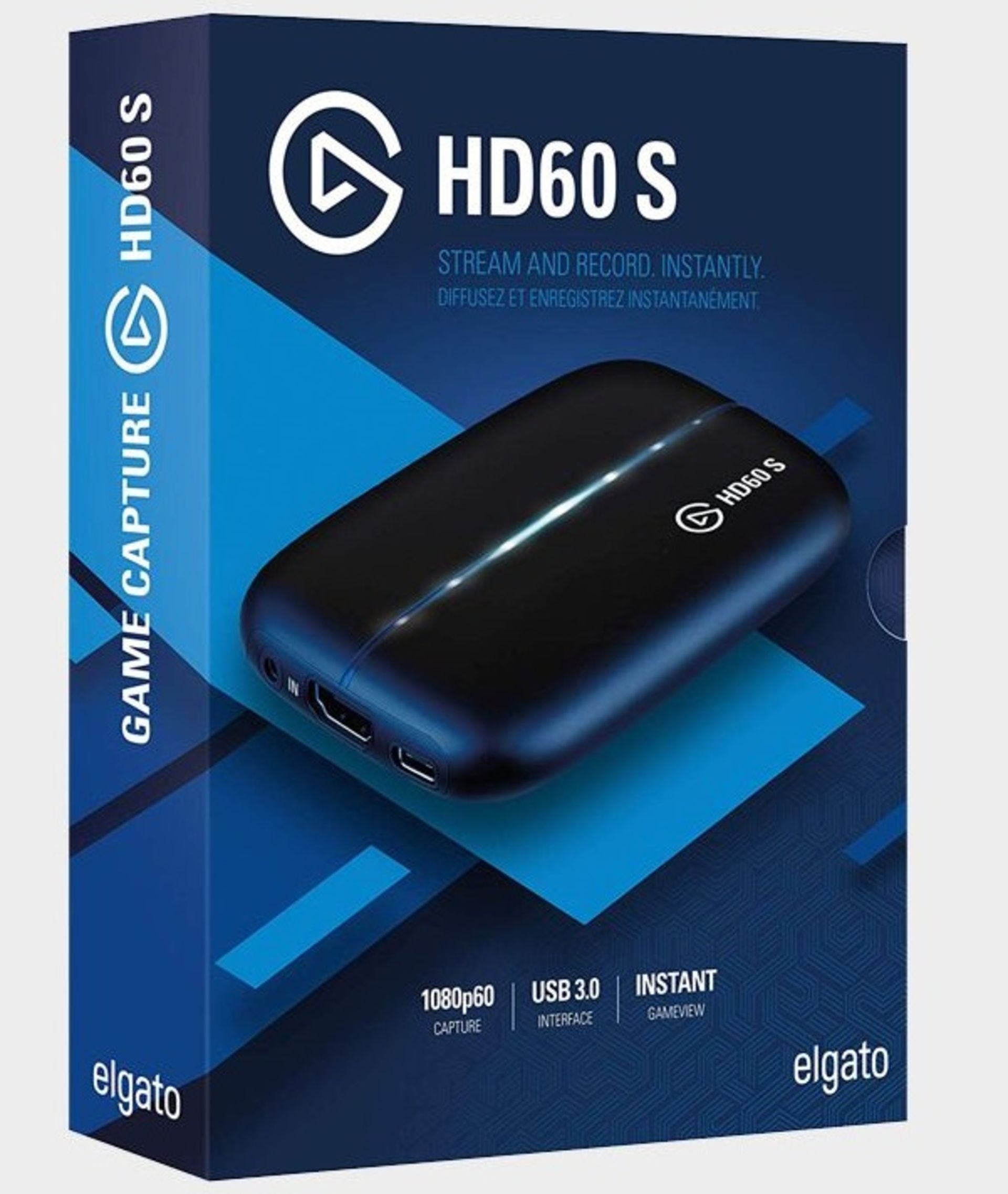 جعبه دستگاه کپچر Elgato HD60 S