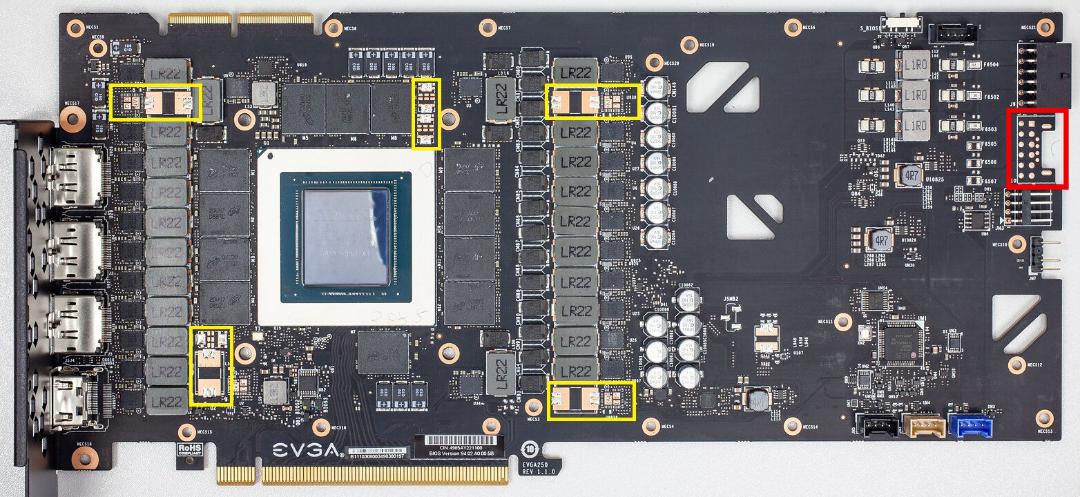 برد اصلی کارت گرافیک  EVGA RTX 3090 FTW3 Ultra 