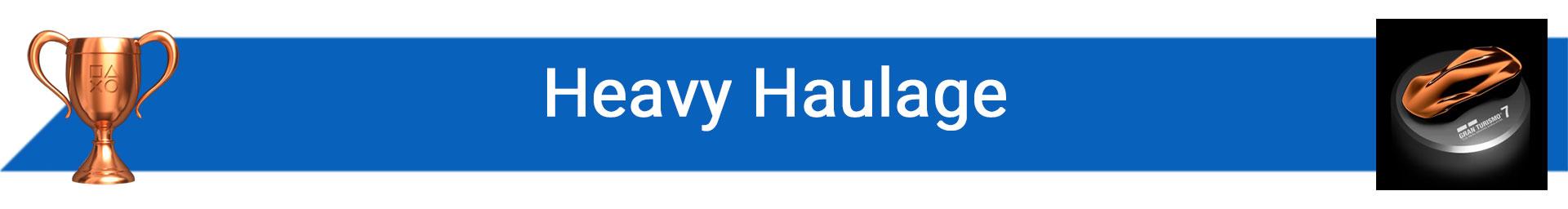 تروفی Heavy Haulage
