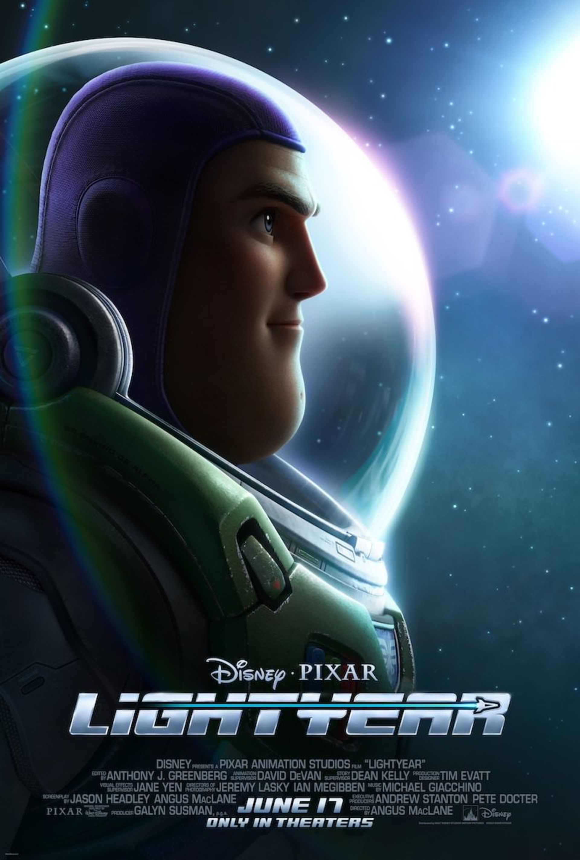 باز لایتیر در پوستر جدید انیمیشن Lightyear پیکسار و دیزنی