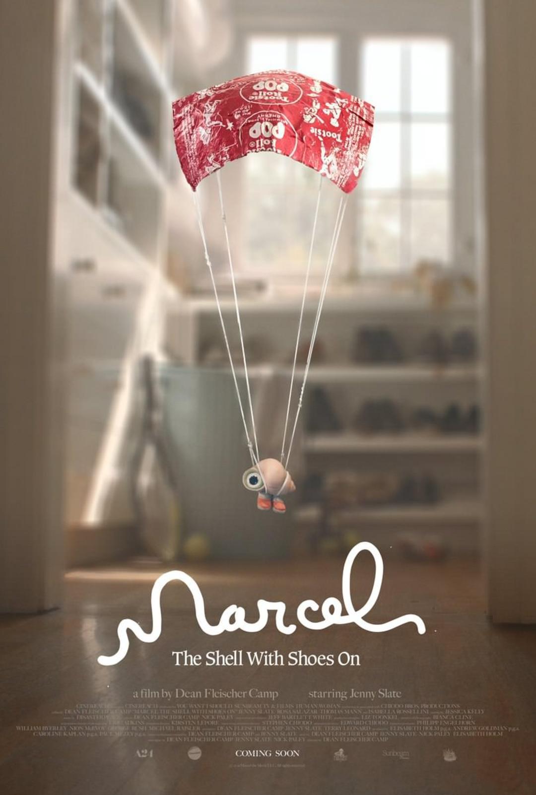 اولین پوستر انیمیشن Marcel the Shell with Shoes On
