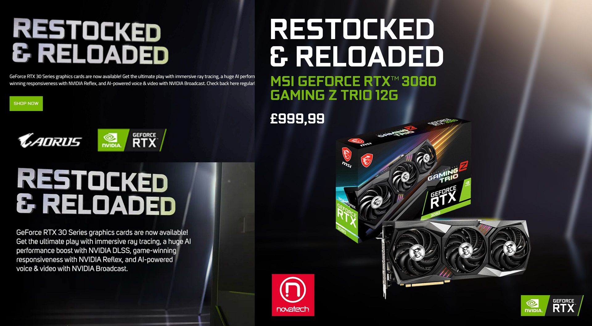 رویداد Restocked & Reloaded انویدیا