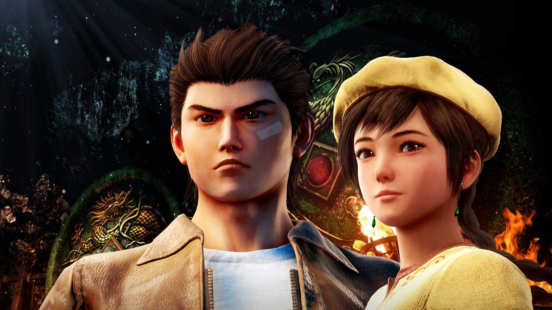 دو شخصیت در بازی Shenmue 3