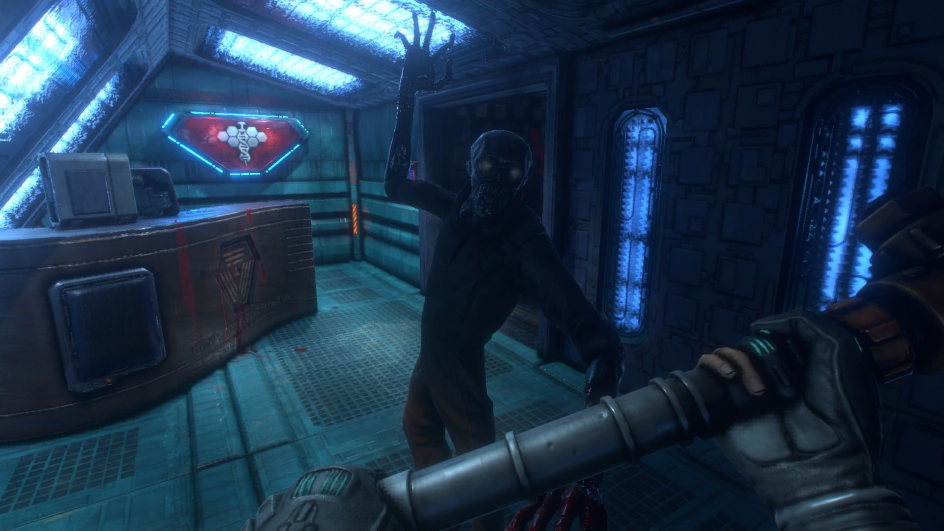 مبارزه با دشمنان در بازی System Shock Remake 