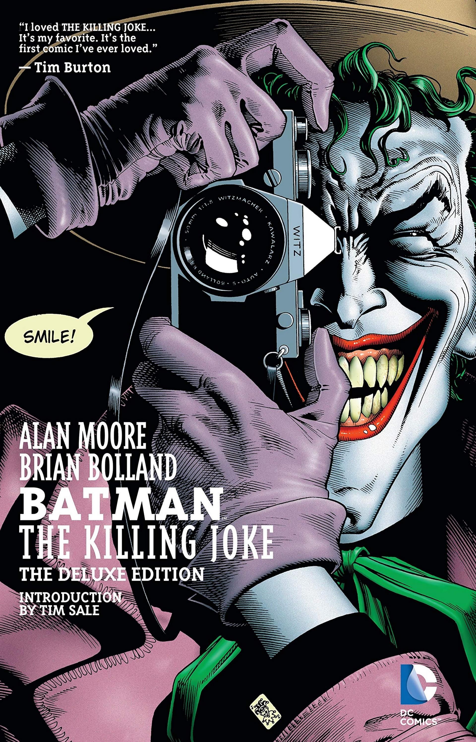تصویر جوکر در کاور کامیک The Killing Joke