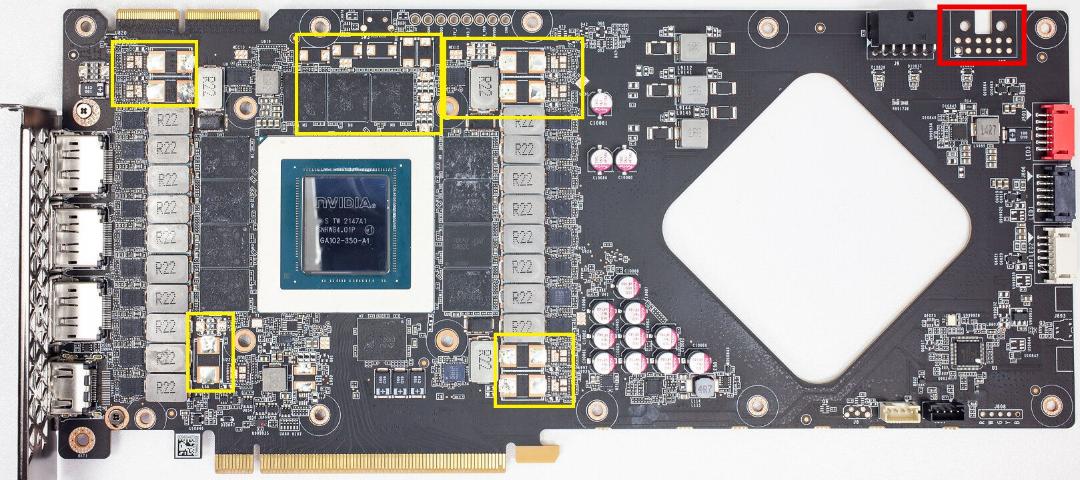 برد اصلی کارت گرافیک ZOTAC RTX 3090 Ti AMP Extreme Holo 