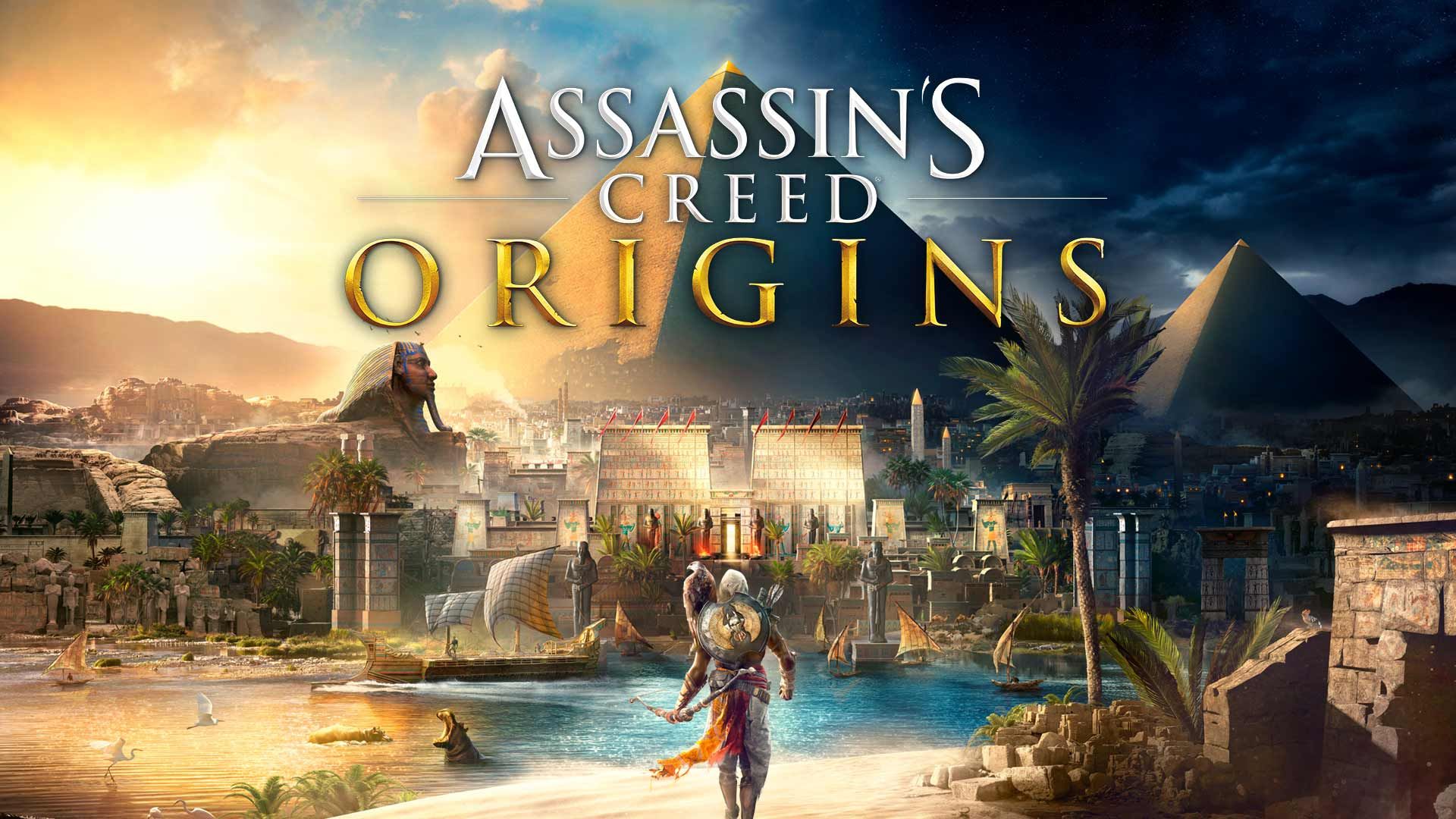 نسخه عریض پوستر بازی Assassin's Creed Origins 