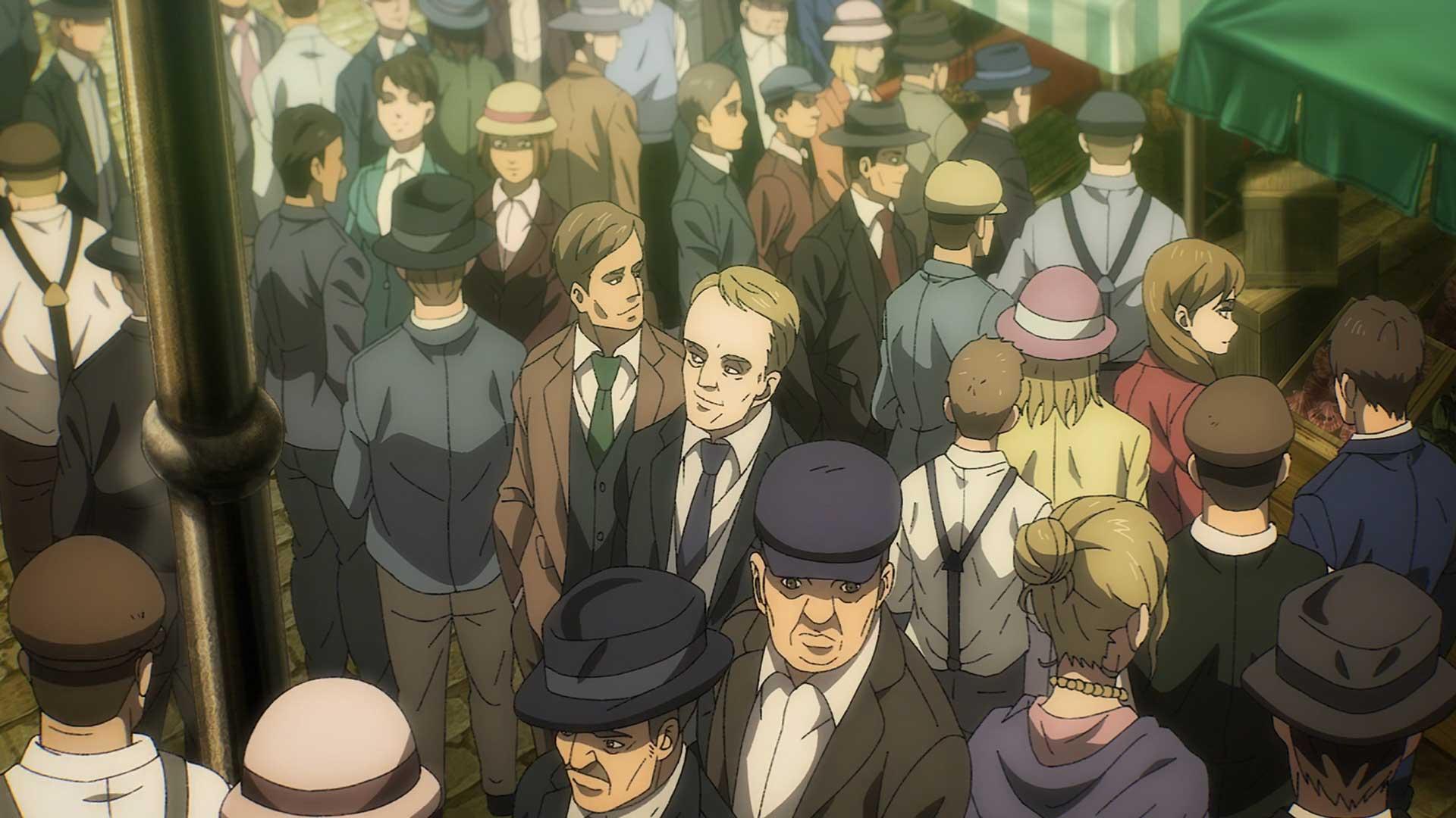 فصل چهارم اتک آن تایتان (انیمه Attack on Titan) و نمایش مردها با کراوات در جامعه مدرن