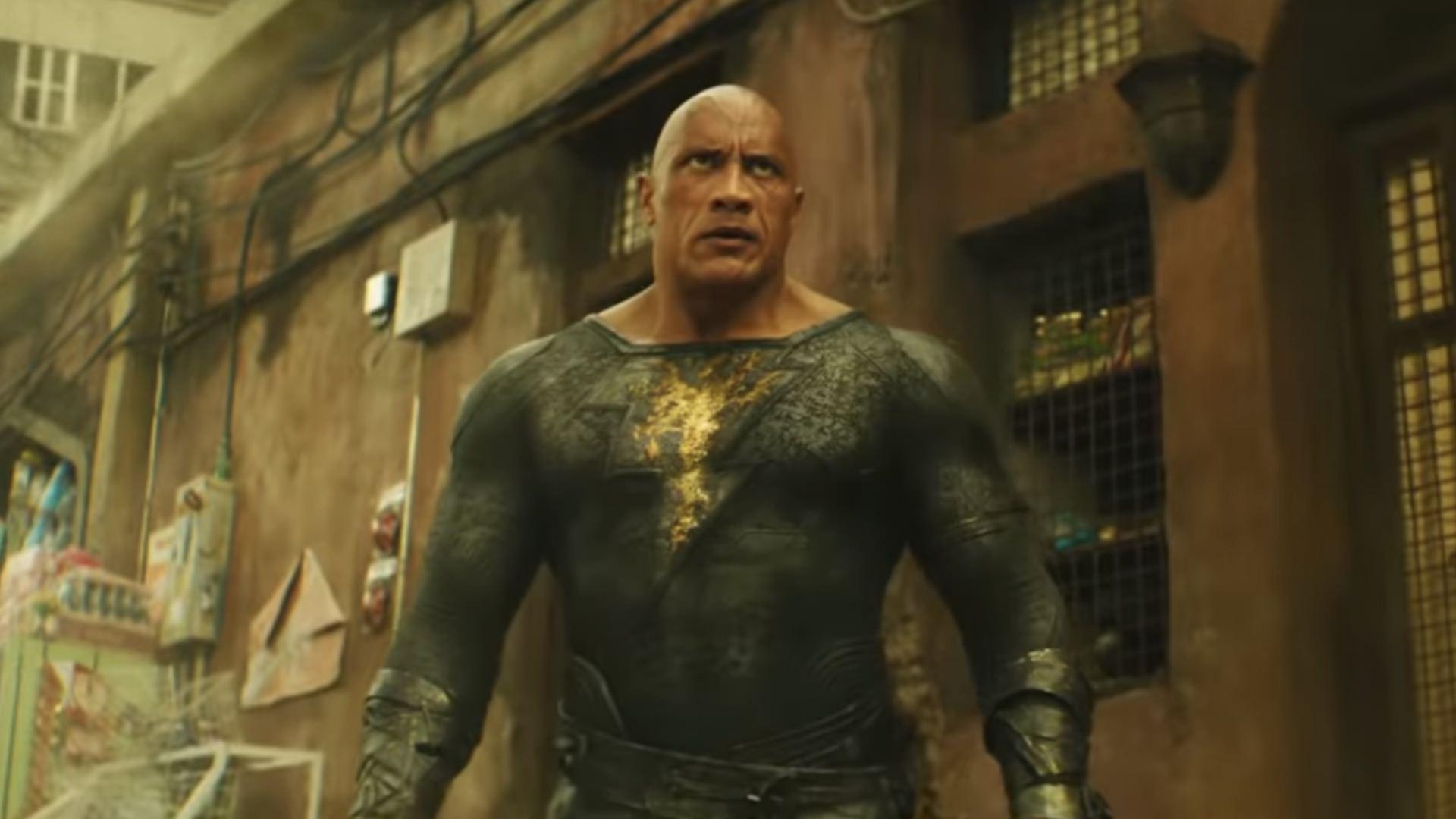 دواین جانسون در نقش بلک ادم در فیلم Black Adam