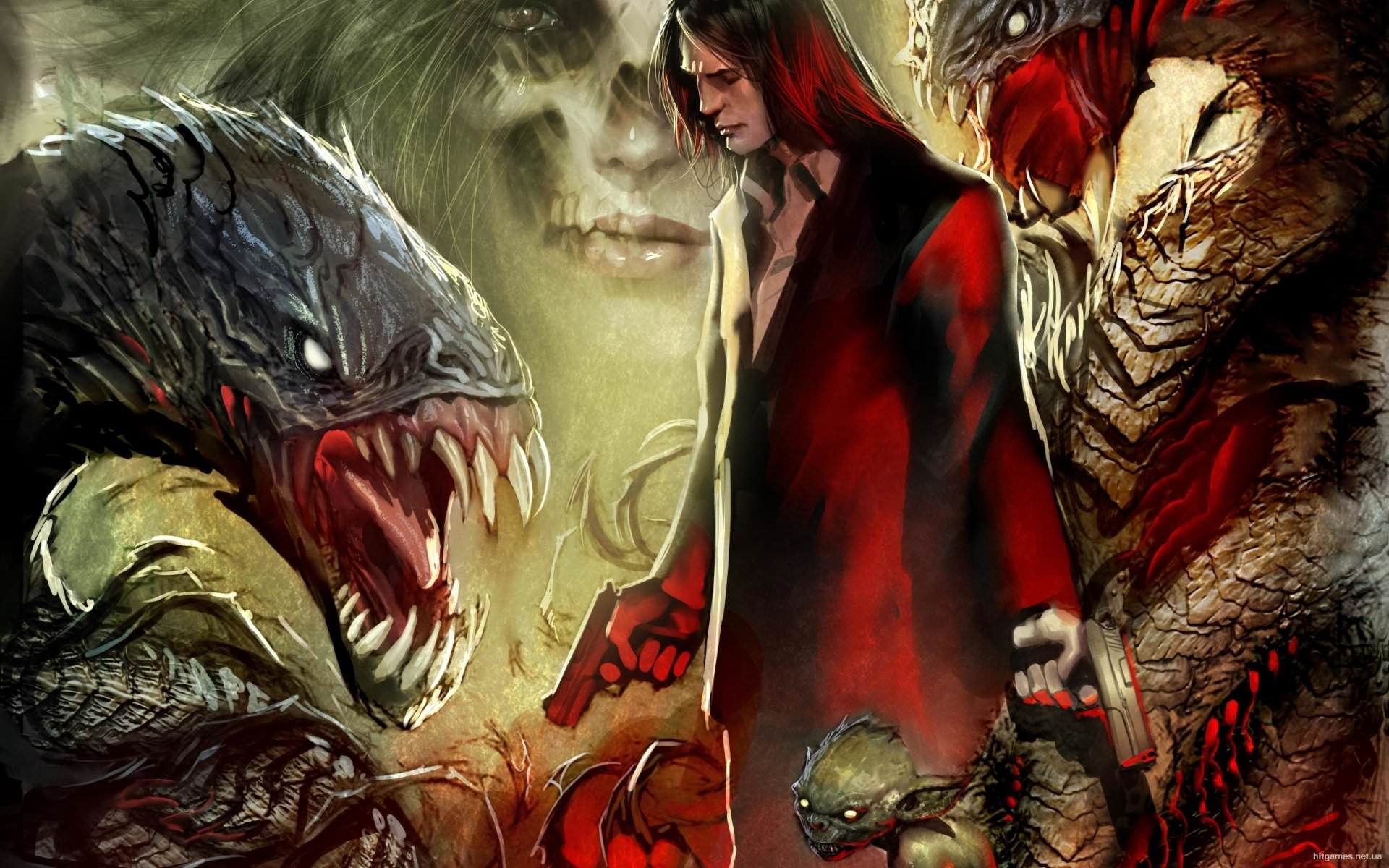 کاراکتر جکی و دارکنس در بازی Darkness 2