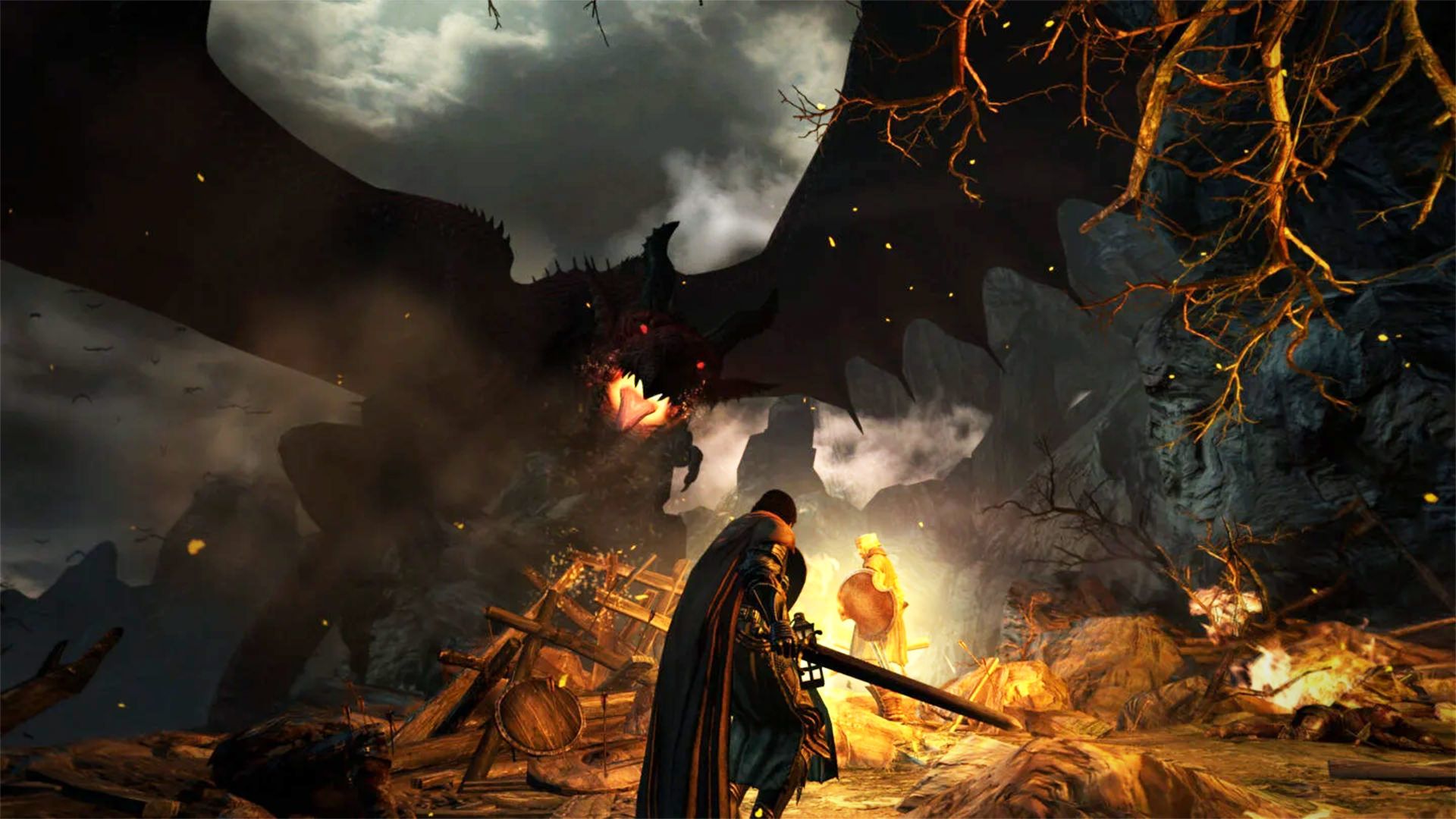 مبارزه کاراکتر اصلی بازی Dragon’s Dogma 