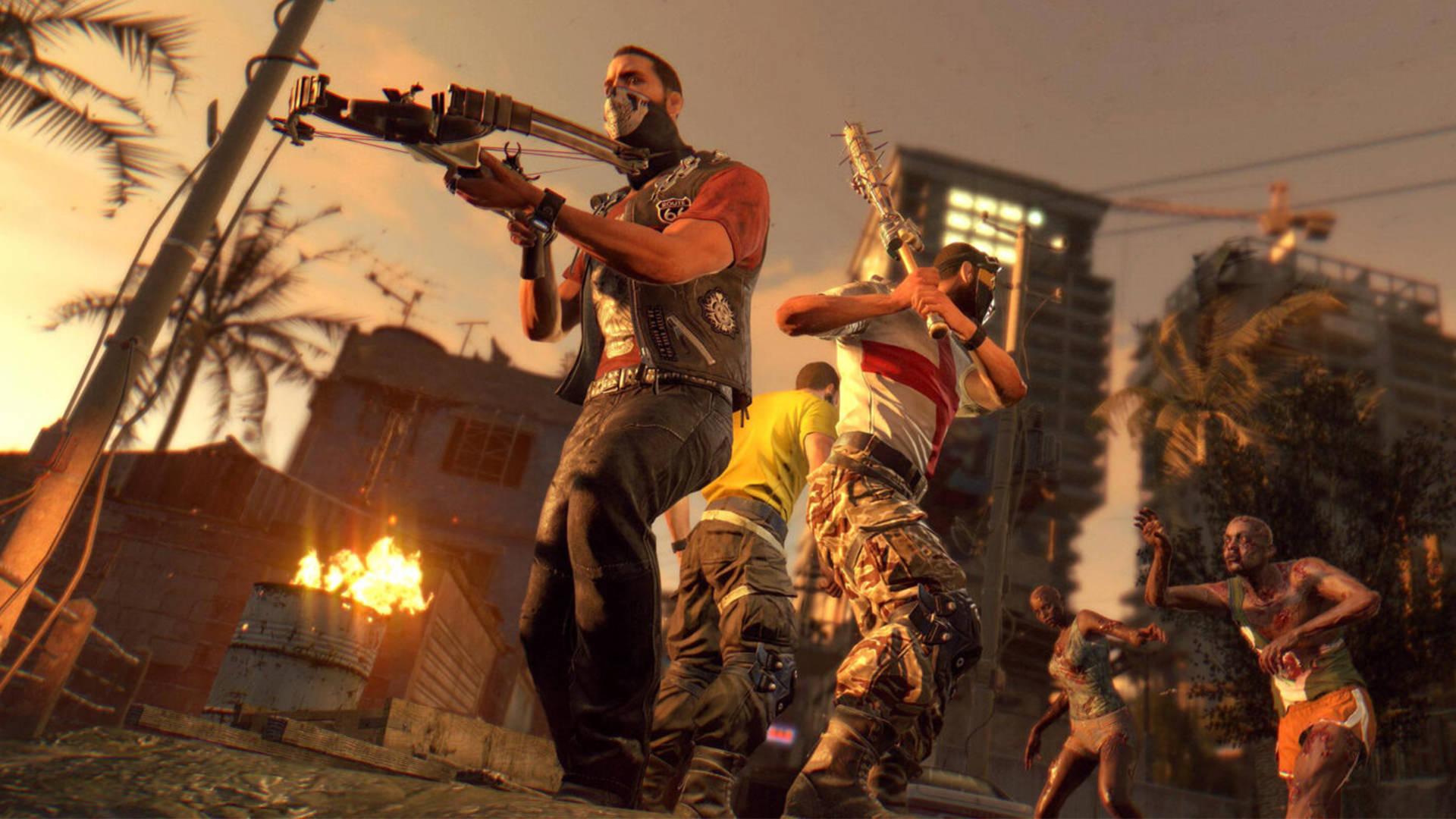 مقابله با زامبی‌ها در بازی Dying Light