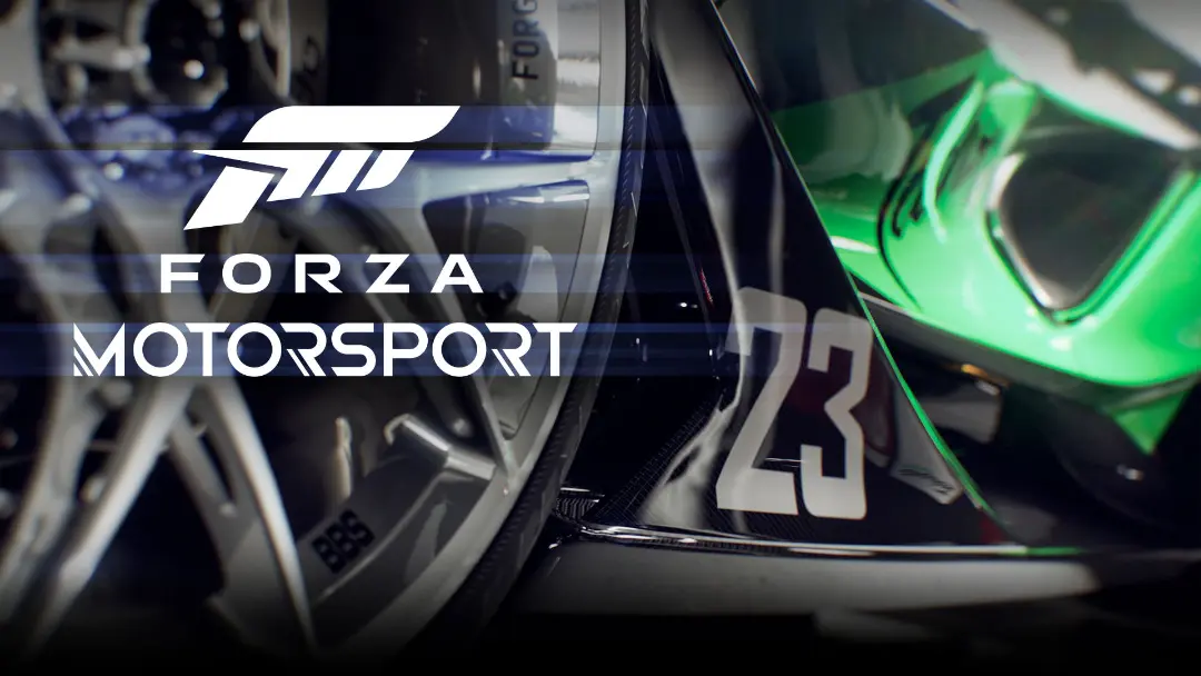 لوگو ریبوت بازی Forza Motorsport با ماشین