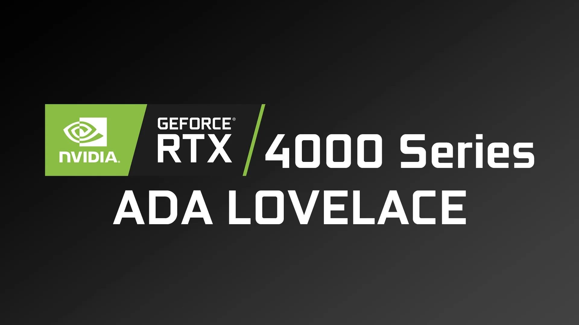 نام کارت گرافیک های GeForce RTX 40