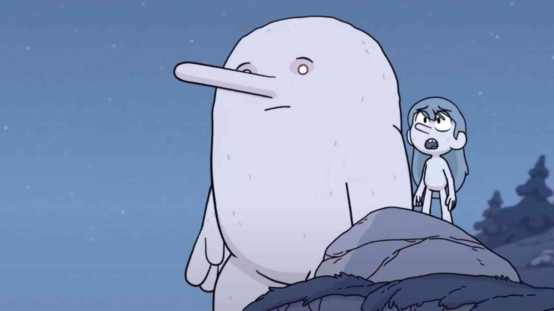 هیلدا و مامان ترول در انیمیشن Hilda and the Mountain King