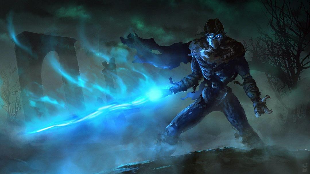 شخصیت بازی Legacy of Kain با شمشیر جادویی