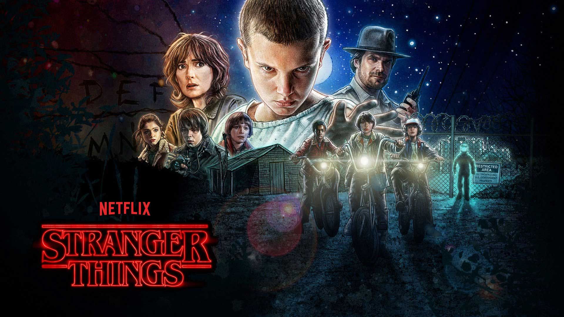 والپیپر رسمی فصل اول سریال Stranger Things (استرنجر تینگز)