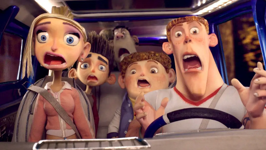 اعضای خانواده انیمیشن ParaNorman در ماشین وحشت کردند