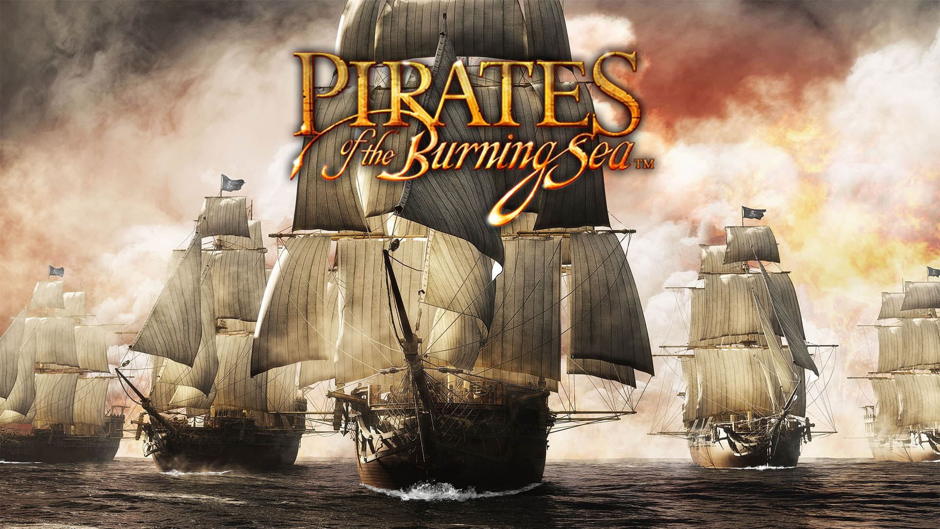 کشتی‌ها در دریا در بازی Pirates of the Burning Sea