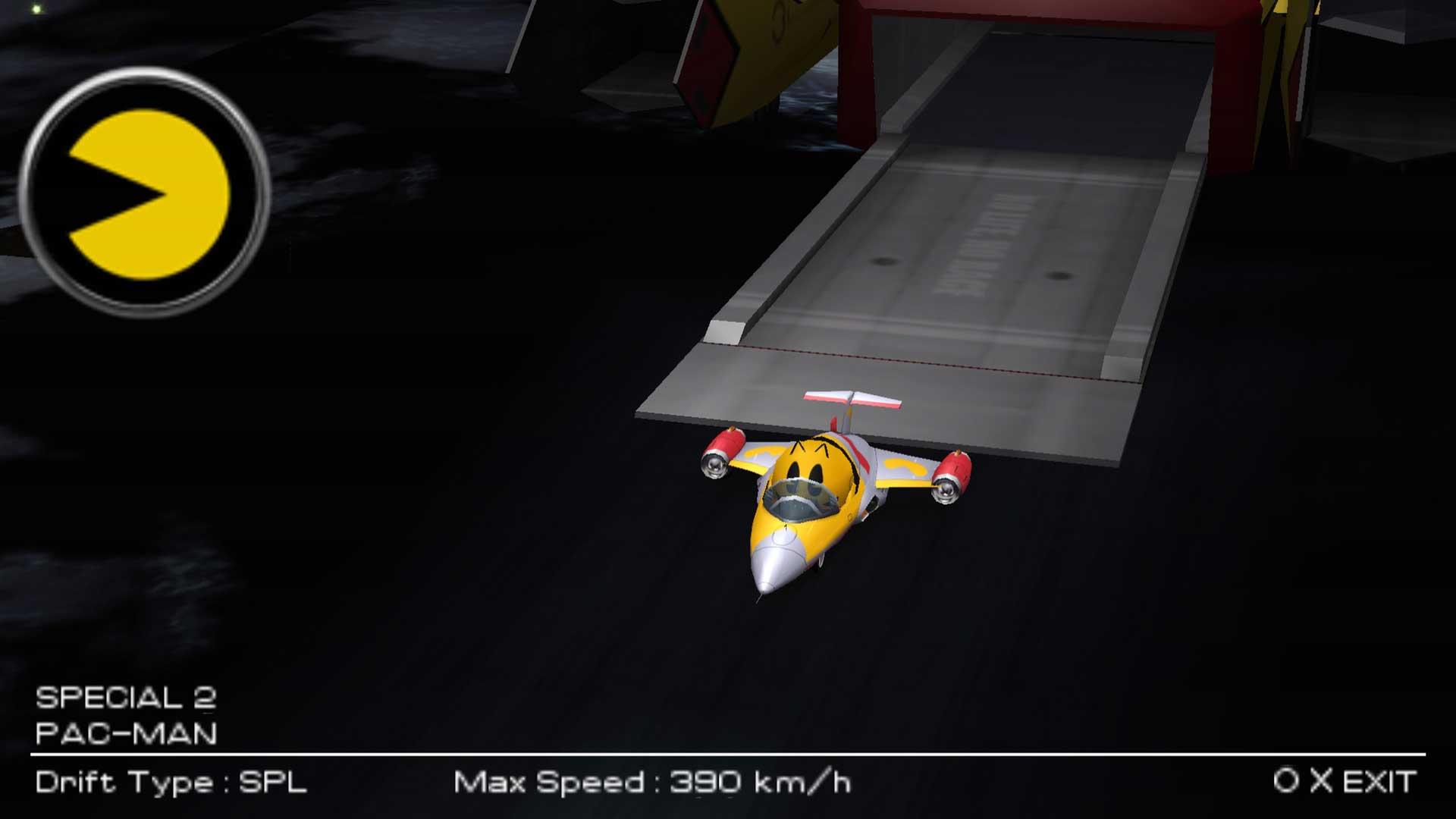یک تصویر رسمی از بازی Ridge Racer 2 کنسول PSP موقع اجرا روی کنسول PS4 و کنسول PS5