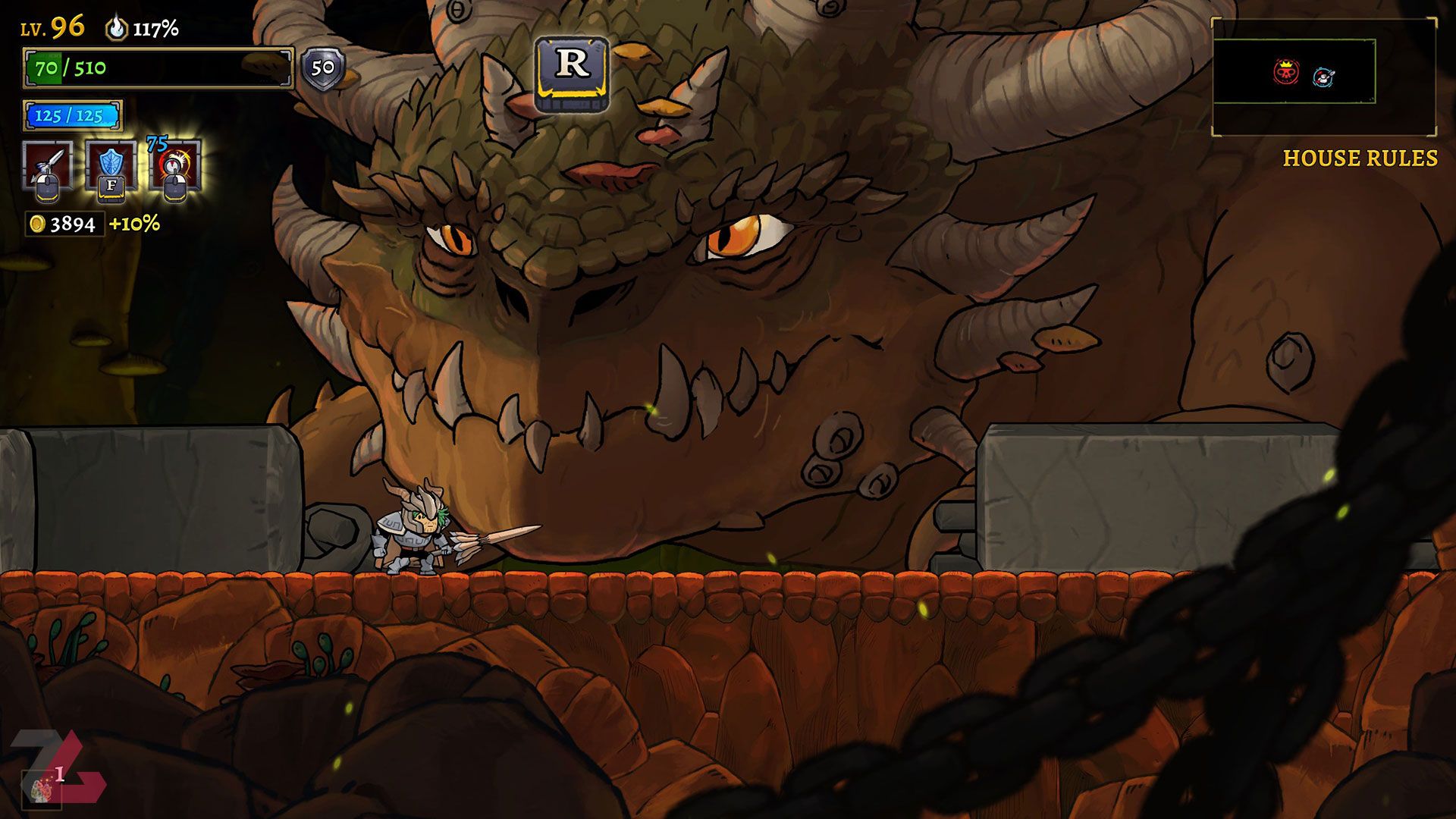 یکی از NPCهای بازی  Rogue Legacy 2