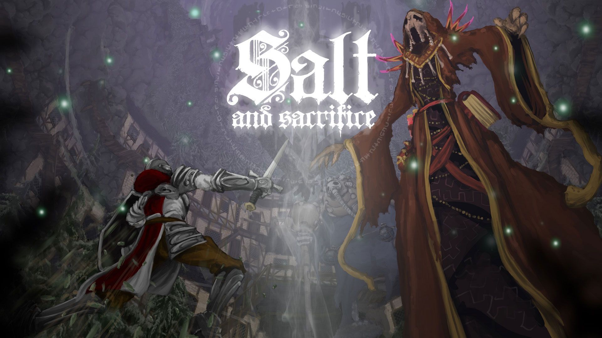نبرد با جادوگرها در Salt and Sacrifice
