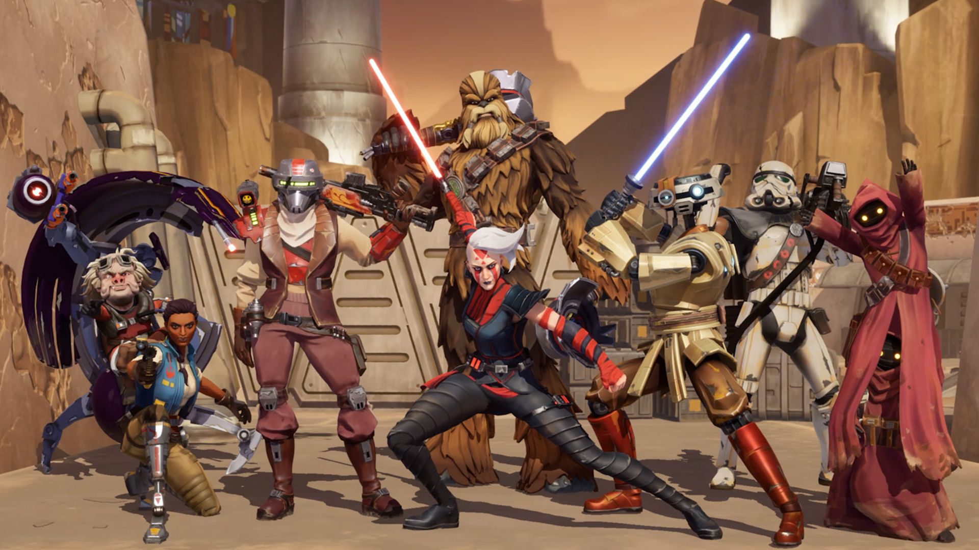 قهرمانان بازی Star Wars: Hunters