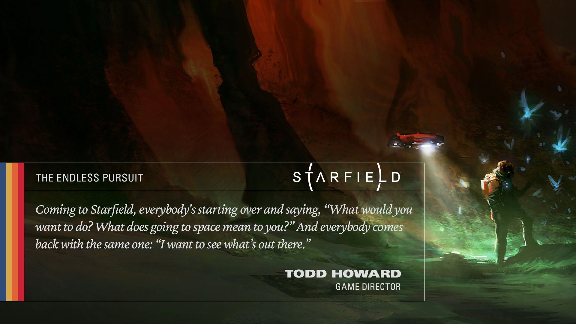 تصویر هنری بازی Starfield در روز ملی فضا در سال ۲۰۲۲ میلادی