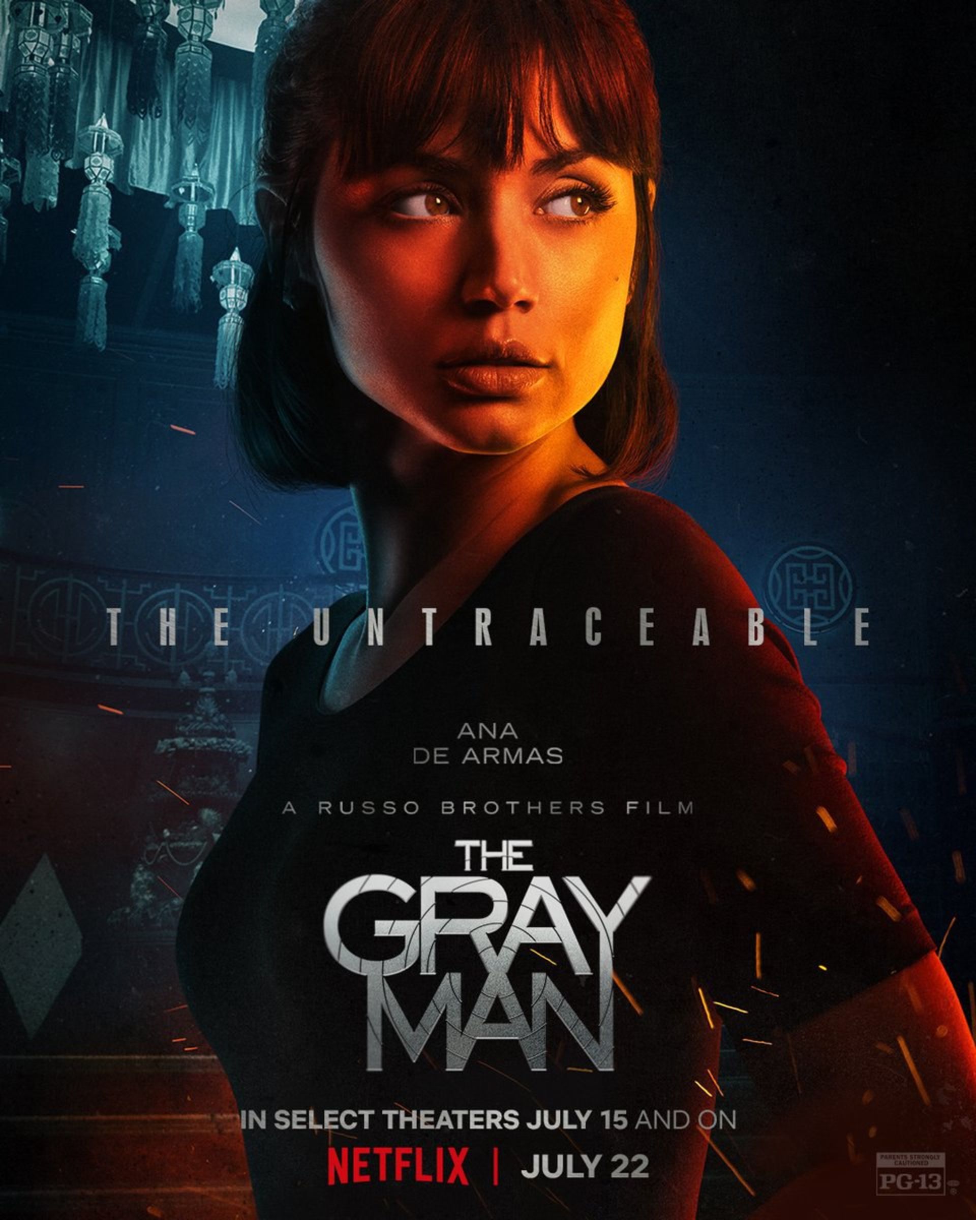 پوستر شخصیت آنا د آرماس در فیلم The Gray Man