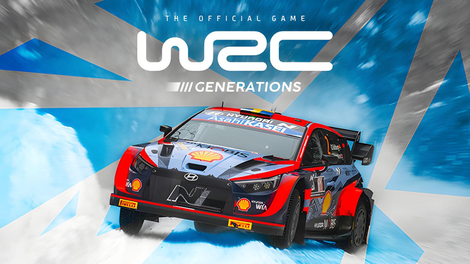 لوگو و اتومبیل رالی بازی WRC Generations