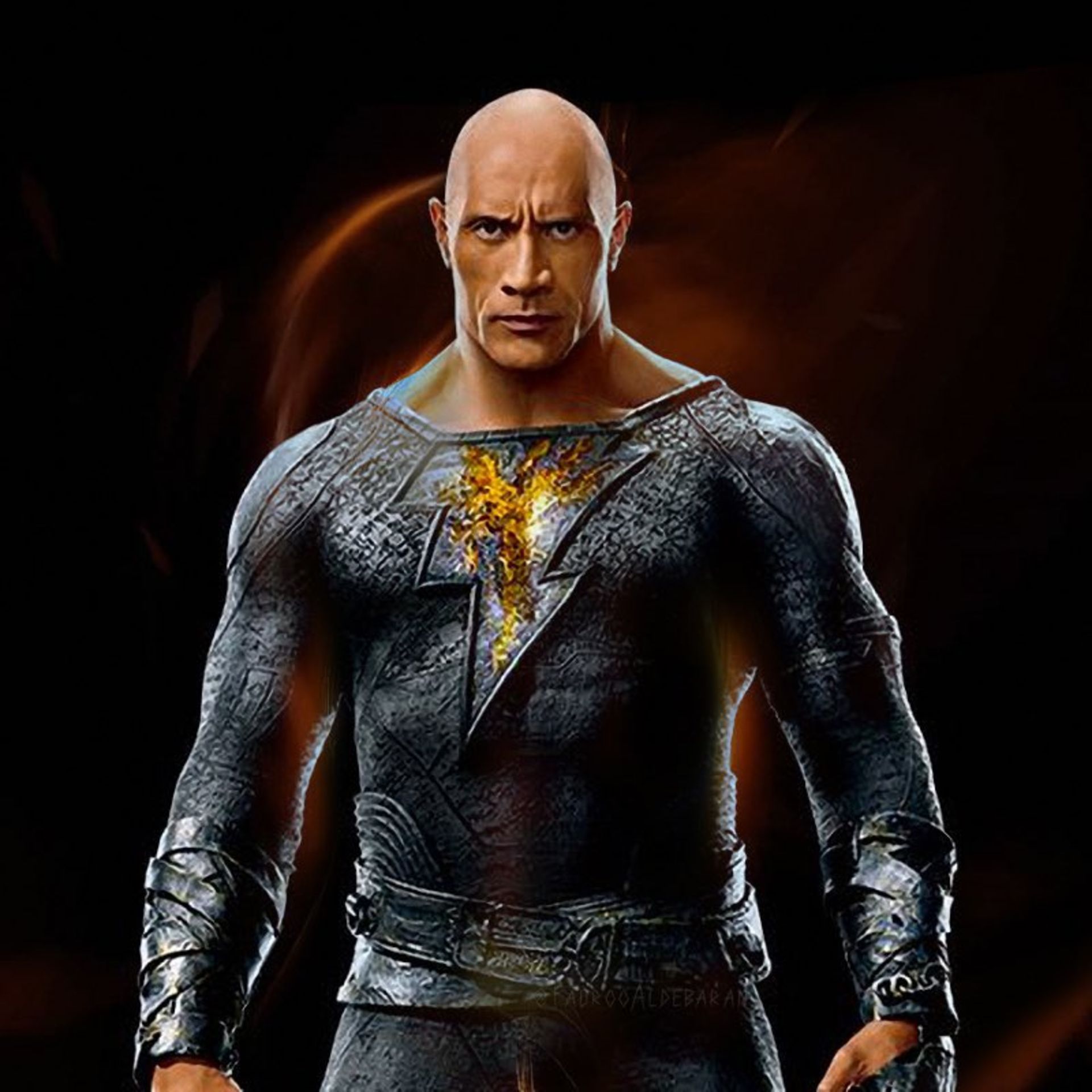 دواین جانسون در نقش بلک ادم در پرومو آرت جدید فیلم Black Adam 
