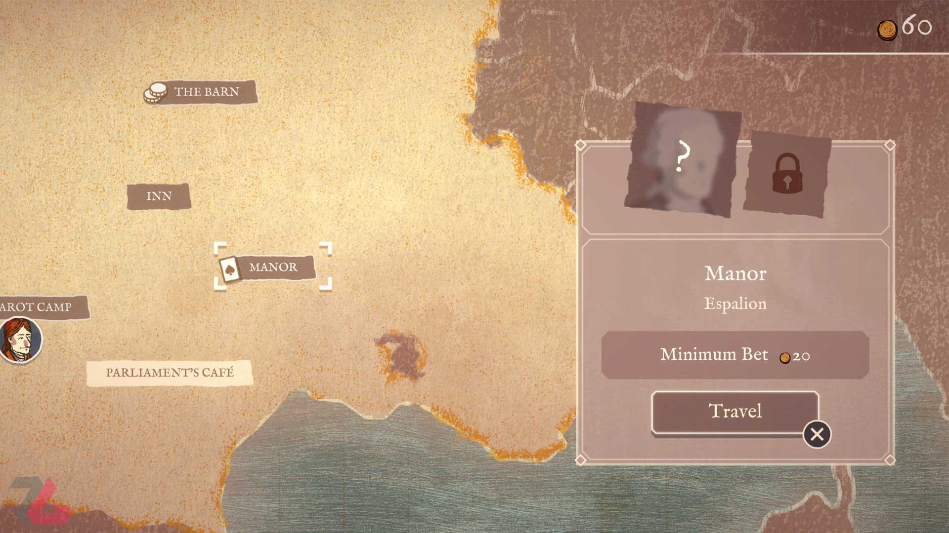 نقشه بازی و مراحل مختلف در Card Shark، منتشرشده توسط شرکت دیوالور دیجیتال